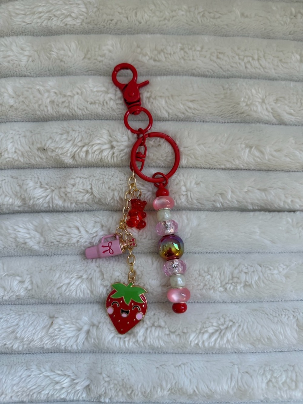 Purse charm - Strawberry
